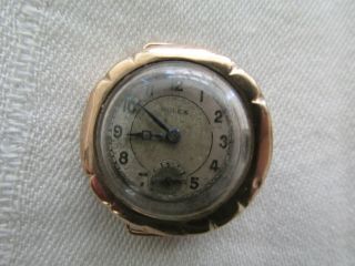 Vintage Womens Rolex 9ct Gold Watch Wristwatch Not Parts Or Restoration