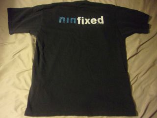 Nine Inch Nails Fixed Shirt XL - NIN Early 90 ' s - Vintage Industrial Music 6