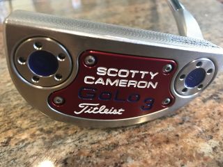 Custom Rare Scotty Cameron Titleist Golo 3 Putter Golf Club - Usa