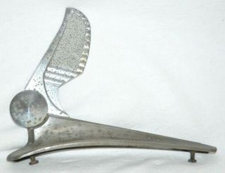 Rare Antique Vintage Old 1949 Ford Chrome Wing Prototype Hood Ornament Rat Rod