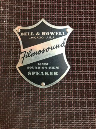 VINTAGE 1950s Bell & Howell Speaker Filmosound 179 16mm Sound - on - Film Projector 3