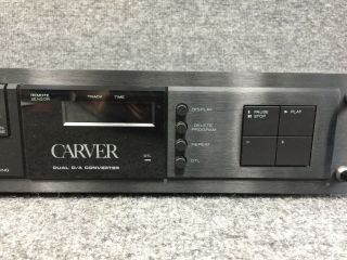 Carver TL - 3200 Vintage Audiophile CD Player 8 X Oversampling Rack Mount In EUC 4