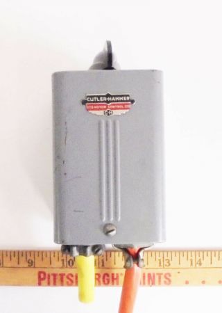 Vintage Lathe Machine Cutler Hammer Reversing Switch