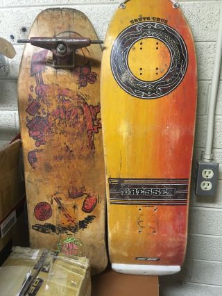 1990 90s Vintage Santa Cruz Cool Kind Skateboard Deck Pair