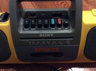 Vintage SONY SPORTS CFS - 905 Portable AM/FM Radio Cassette Boombox - 5