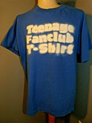 Teenage Fanclub Vintage 1990s X - Large T - Shirt Front And Kcab Design