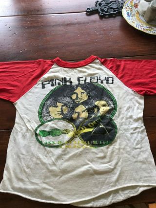 Pink Floyd The Wall Rare Vintage Concert 3/4 Sleeve T - Shirt 1980 Nassau Coliseum