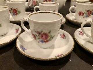Vintage Schumann Arzberg Bavaria Germany 16 Piece Porcelain Tea Set 2