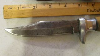 Vintage Early York Cutlery Co.  695 Solingen Germany Skining Hunting Bowie Knife 6