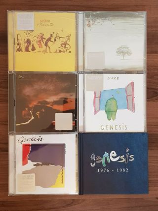 GENESIS 1976 - 1982 12 Disc UK boxset (CD/SACD and DVD),  and rare 8