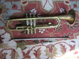 F A Reynolds Trumpet Circa 1936 Vintage Very Early Serial Number Antique