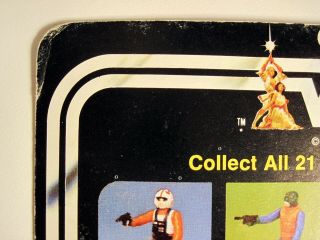 1979 vintage Star Wars Boba Fett action figure card - back in 7