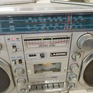 Rare Vintage Lasonic Model TRC - 920 Short Wave Radio cassette. 2