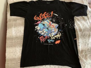 Vintage 1993 Ren & Stimpy ‘engage’ Nickelodeon Universal Studios T - Shirt - Rare