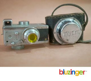 (2) Vintage Micro Mini Spy Cameras Steky 16mm Miniature Model Iii & Mycro