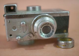 (2) Vintage Micro Mini Spy Cameras Steky 16mm Miniature Model III & MYCRO 2