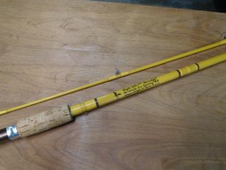 Wright & McGill MPL58 Glass 8 ft.  2 pc.  Spinning Rod,  NM,  made in USA 3