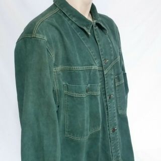 Vintage Karl Kani Jeans Denim Jacket 90s Jean Button Down Hip Hop Coat Rap Large 6