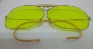 Vintage Bausch & Lomb Ray Ban U.  S.  A.  Kalichrome Shooter Glasses w/Case 5