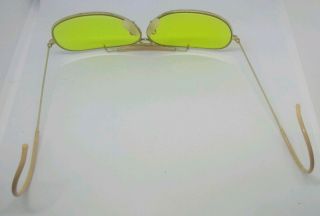 Vintage Bausch & Lomb Ray Ban U.  S.  A.  Kalichrome Shooter Glasses w/Case 7