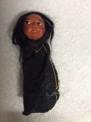 Vintage Skookum Native American Indian Doll With Papoose Baby,  12 1/2”,  (HC) 6