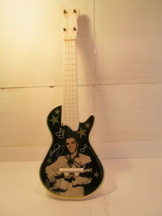 Vintage 1984 Elvis Presley Enterprises Plastic Toy Guitar T3834