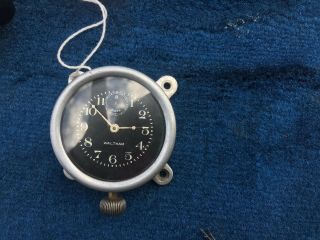 Vintage Waltham Xa Ww1 Military Clock Curtiss Jn4d Jenny Very Rare