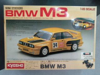 Very Rare Kyosho 1/20 Bmw M3 Mini Stockers Stock Car Out Of Print