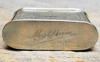 Vintage rare 1940 ' s German made Myflam B51 petrol lighter with silver sleeve. 6
