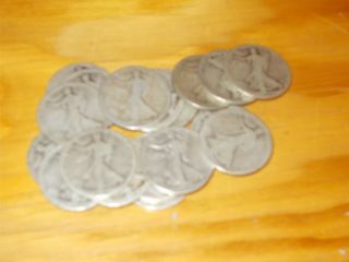 20 Rare Older Liberty Walking Roll Half Dollars/ 90 Silver/ 1917,  1918 - 1929