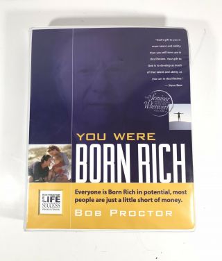 Bob Proctor You Were Born Rich Book 6 DVDs & 11 CDs (MSRP $595) RARE 2