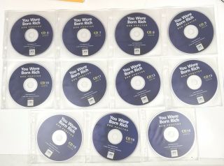 Bob Proctor You Were Born Rich Book 6 DVDs & 11 CDs (MSRP $595) RARE 5