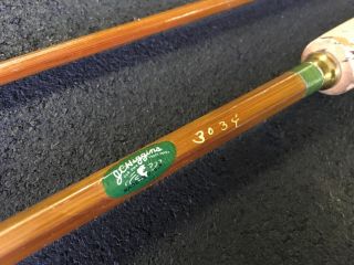 Vintage JC Higgins Bamboo 9’ 3 Piece Fly Rod 3034 3