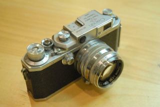 Vintage Canon Iic Rangefinder Camera / Canon 50mm F1.  8/ Vg Cond