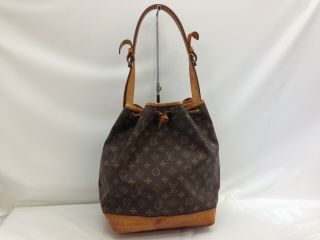 Authentic Louis Vuitton Monogram Noe Shoulder Bag Brown Vintage 9b210470m