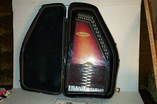 Vintage Chromaharp 15 Chord 36 String Autoharp W/case Offer