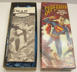 1963 Aurora Superman 462 - 98 Model Kit,  Complete Mib Rare