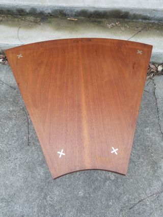 Mid Century Modern WEDGE TABLE By Merton Gershon for American of Martinsville 5