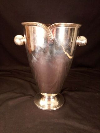 Vintage Art Deco Silverplate Champagne Bucket