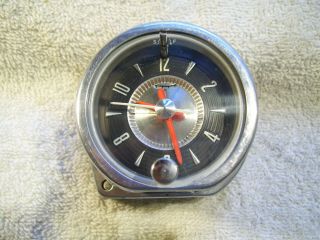 1957 Vintage Ford Thunderbird Electric Dash Clock In Good.