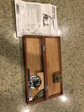 Vintage Draper Precision Instruments Universal Bevel Protractor