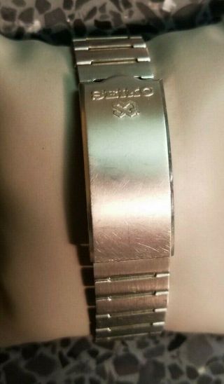 Vintage 1980 Seiko 7559 - 5010 Men ' s SQ Day/Date Wristwatch & Band - Ex 6