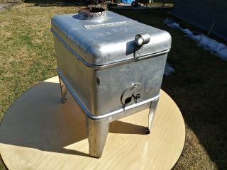 Vintage Ae Mighty Midget Minneapolis Wood Stove For Canvas Wall Tent Ice Fishing