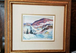 VINTAGE CANADIAN PAINTING SIGNED LISTED CANADIAN ARTIST 2