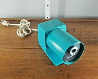Vintage Panasonic Turquoise Point Pencil Sharpener Kp - 22a - So Sweet