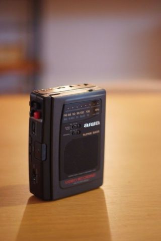 Rare Aiwa Portable Cassette Player Walkman,  Am/fm,  Japan Made