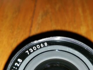 Vintage NIKON NIKKOR 24mm f:1:2.  8 with Lens Caps No.  730068 4