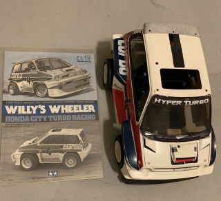Vintage Tamiya Honda City Turbo M38 Wild Willy RC Car 8