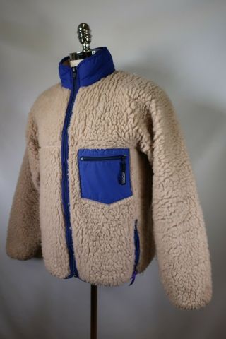 B9328 VTG PATAGONIA Classic Retro - X Full - Zip Fleece Jacket Size L Made in USA 2