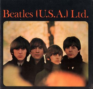 Beatles 1965 U.  S.  Tour Vintage Concert Program Book / John Lennon / Ex 2 Nmt